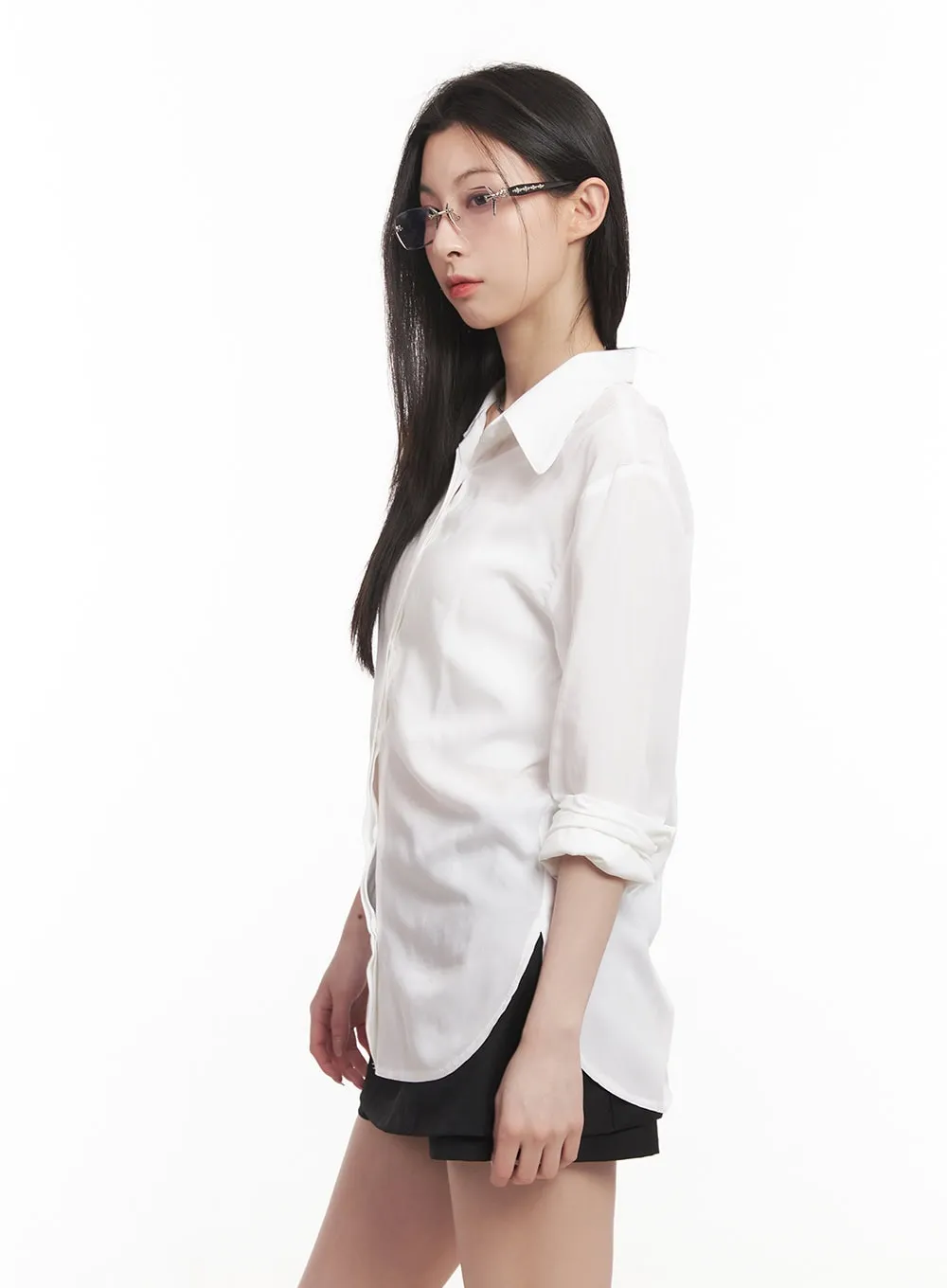 Basic Button-Up Shirt CM517