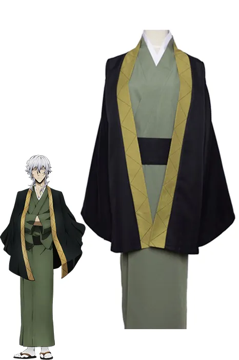 Bungou Stray Dogs Yukichi Fukuzawa Anime Cosplay Costumes Unisex Bathrobes Kimonos