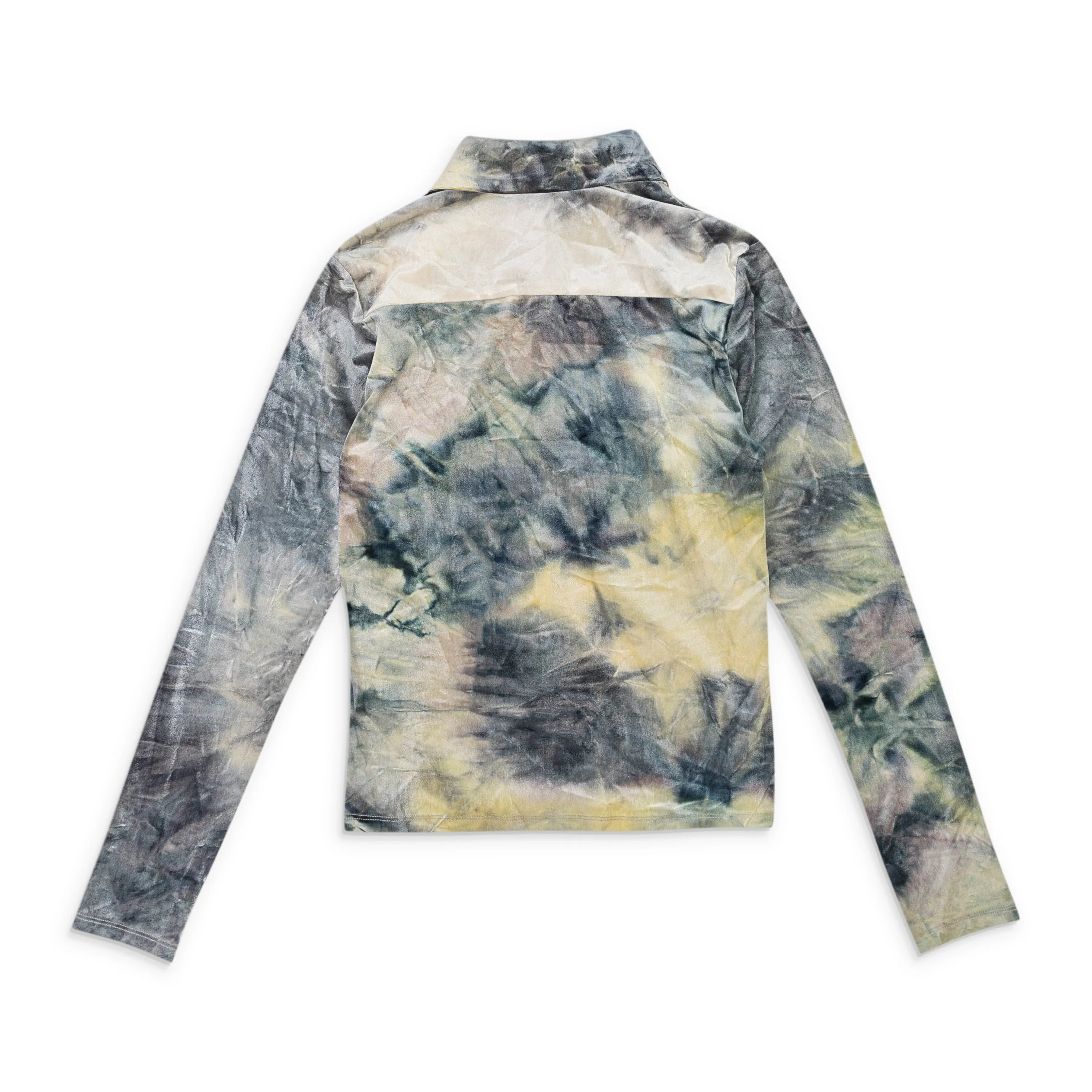 CALLIPYGIAN VELVET MULTICOLOR BUTTON-UP