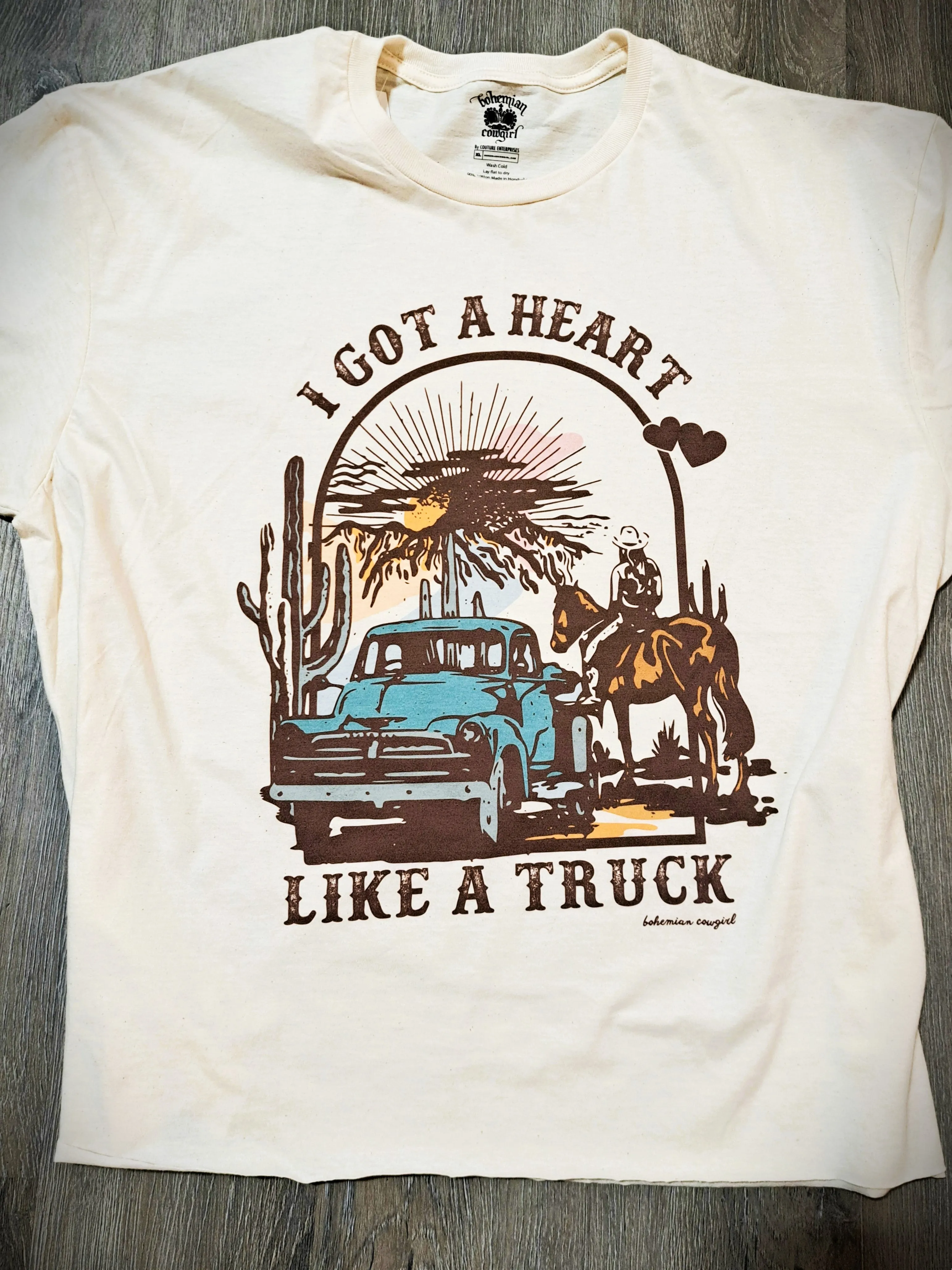 Heart Like A Truck T-Shirt - WS