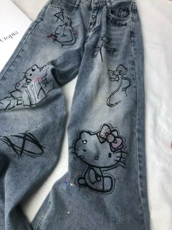 Kitty Dream Denim Pants