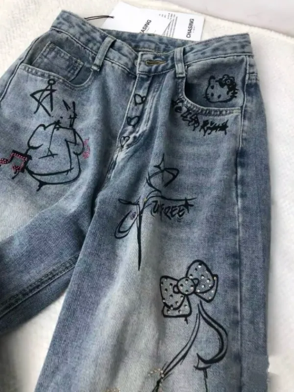 Kitty Dream Denim Pants