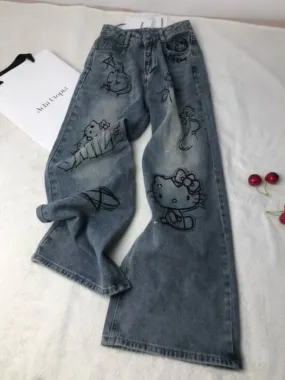 Kitty Dream Denim Pants