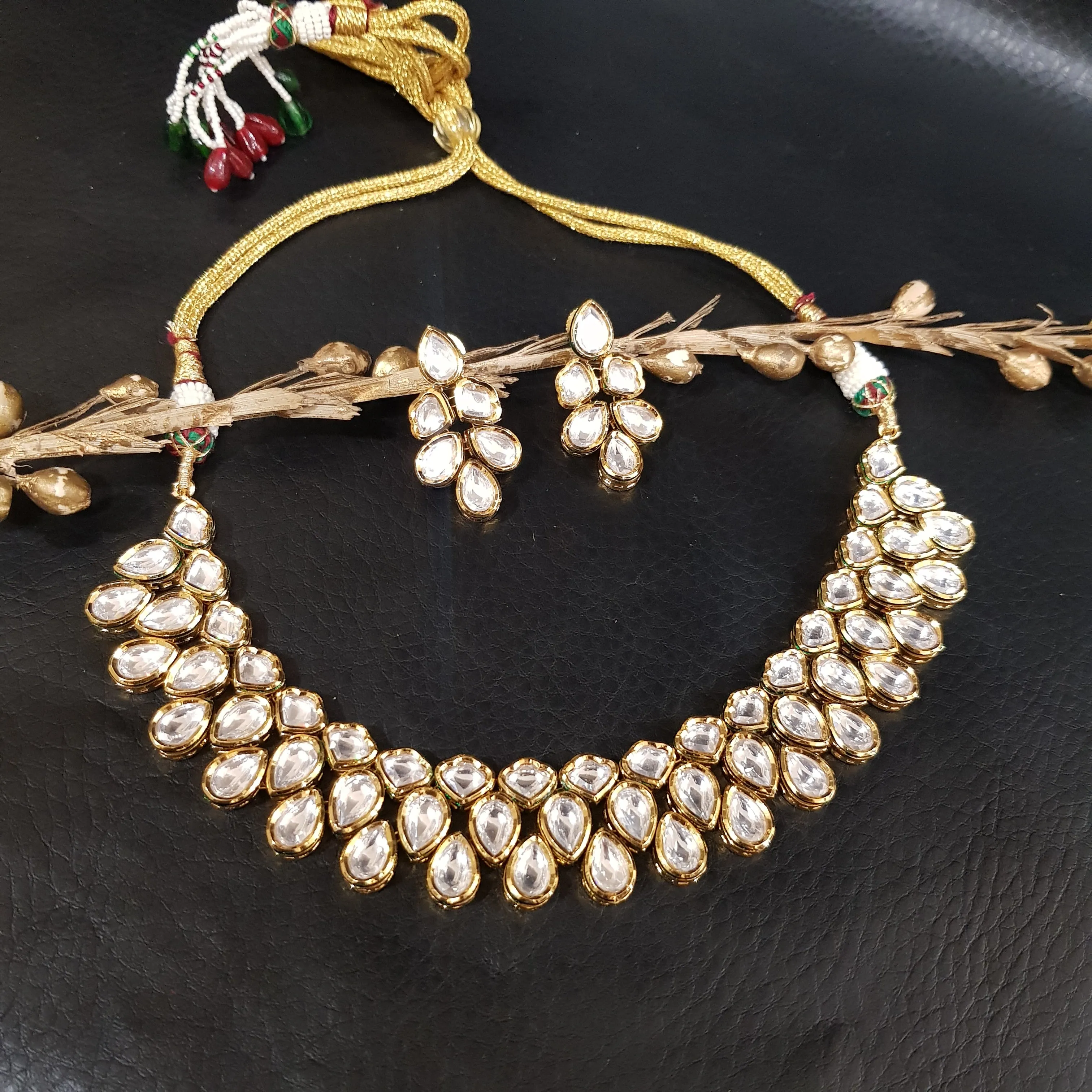 Kundan Necklace Set 1525-28