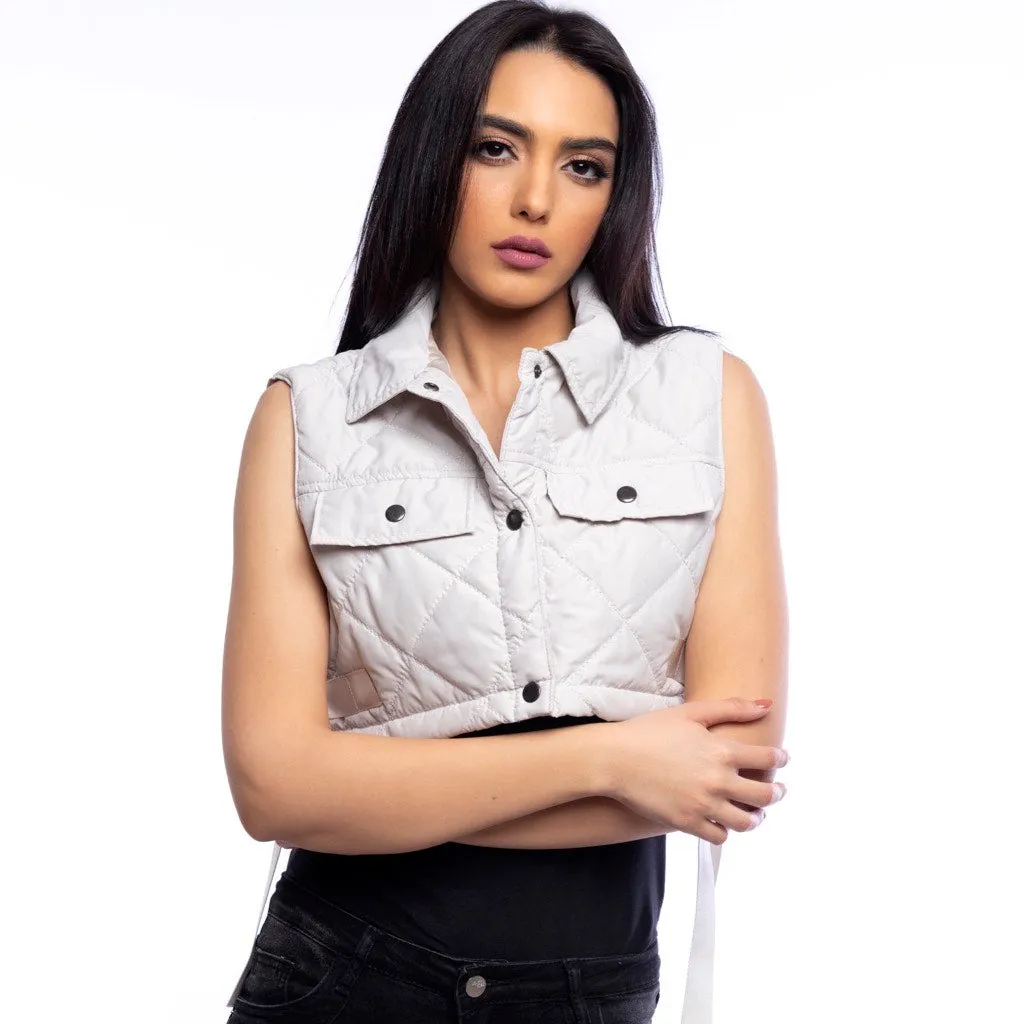 The Marbella Cropped Vest