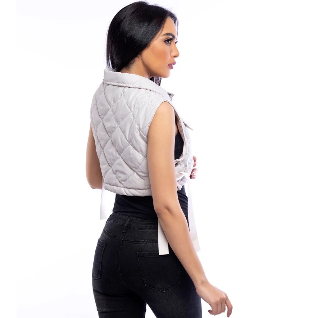 The Marbella Cropped Vest