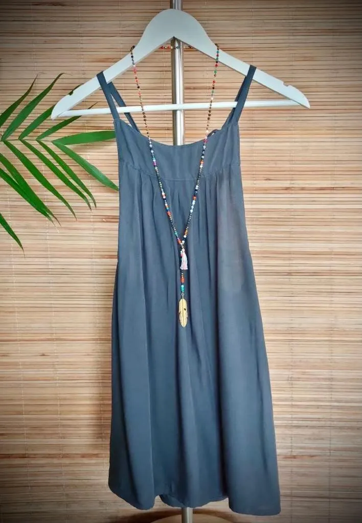 TOP SUZAN White, Black and Grey