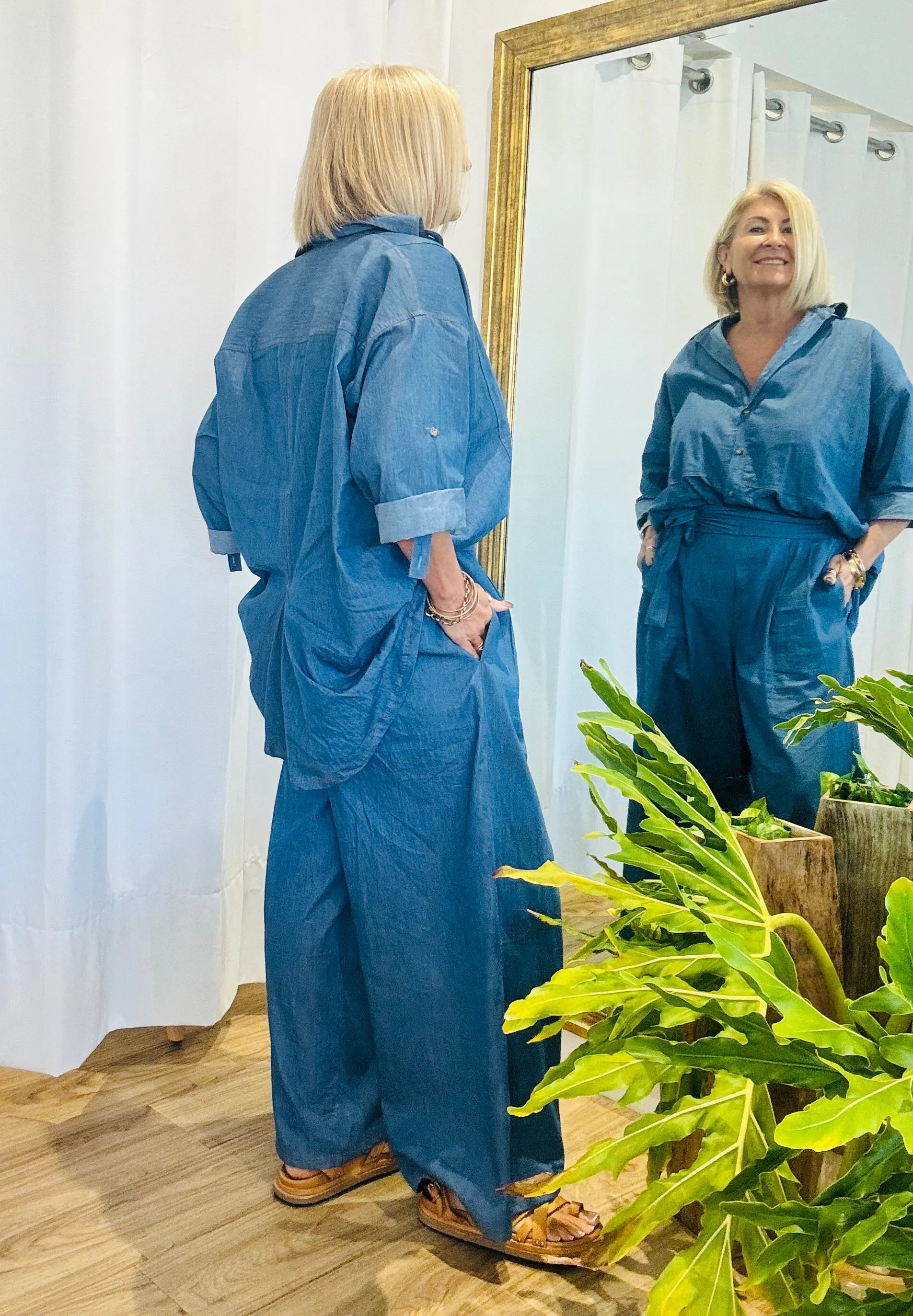 Whitley Denim Oversized Shirt