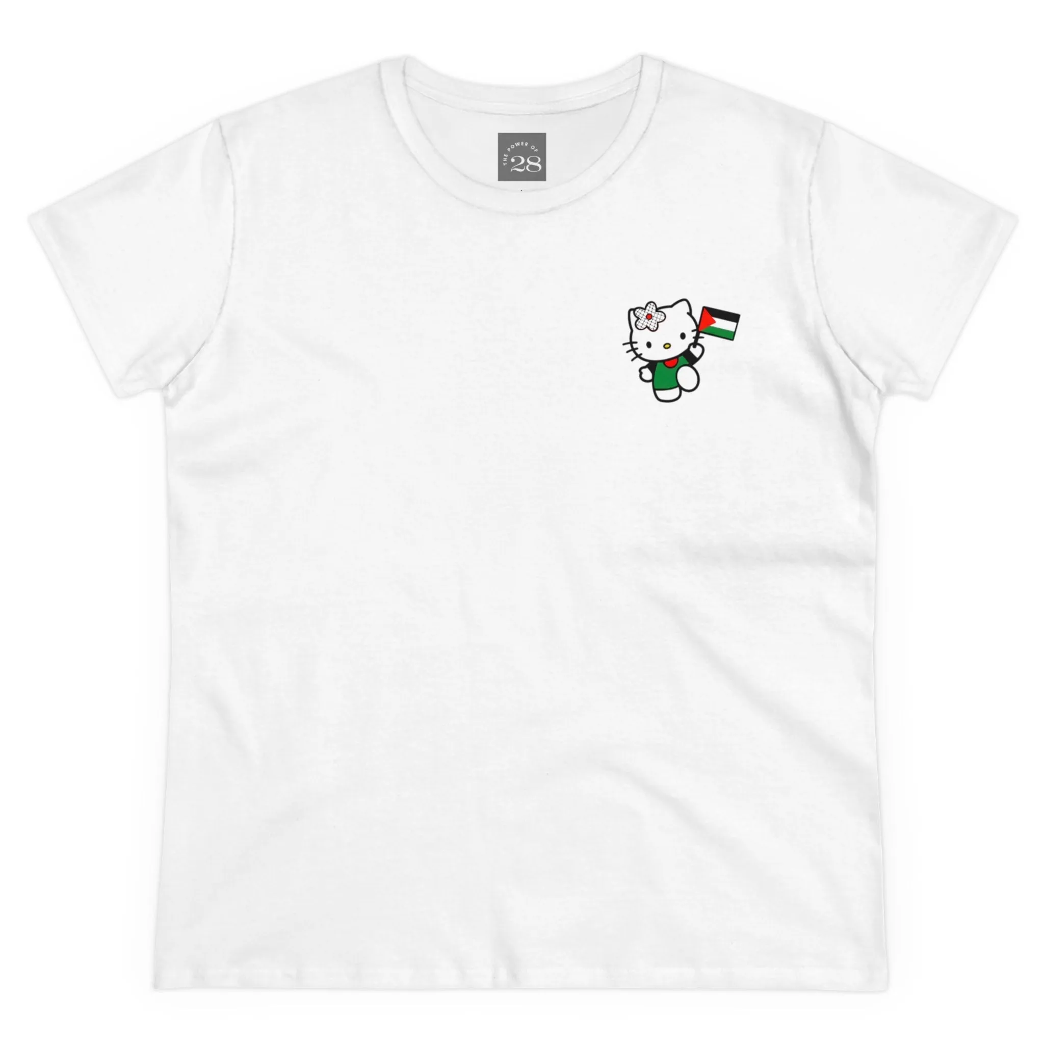 Women's Semi-Fitted Hello Kitty Palestine Tee