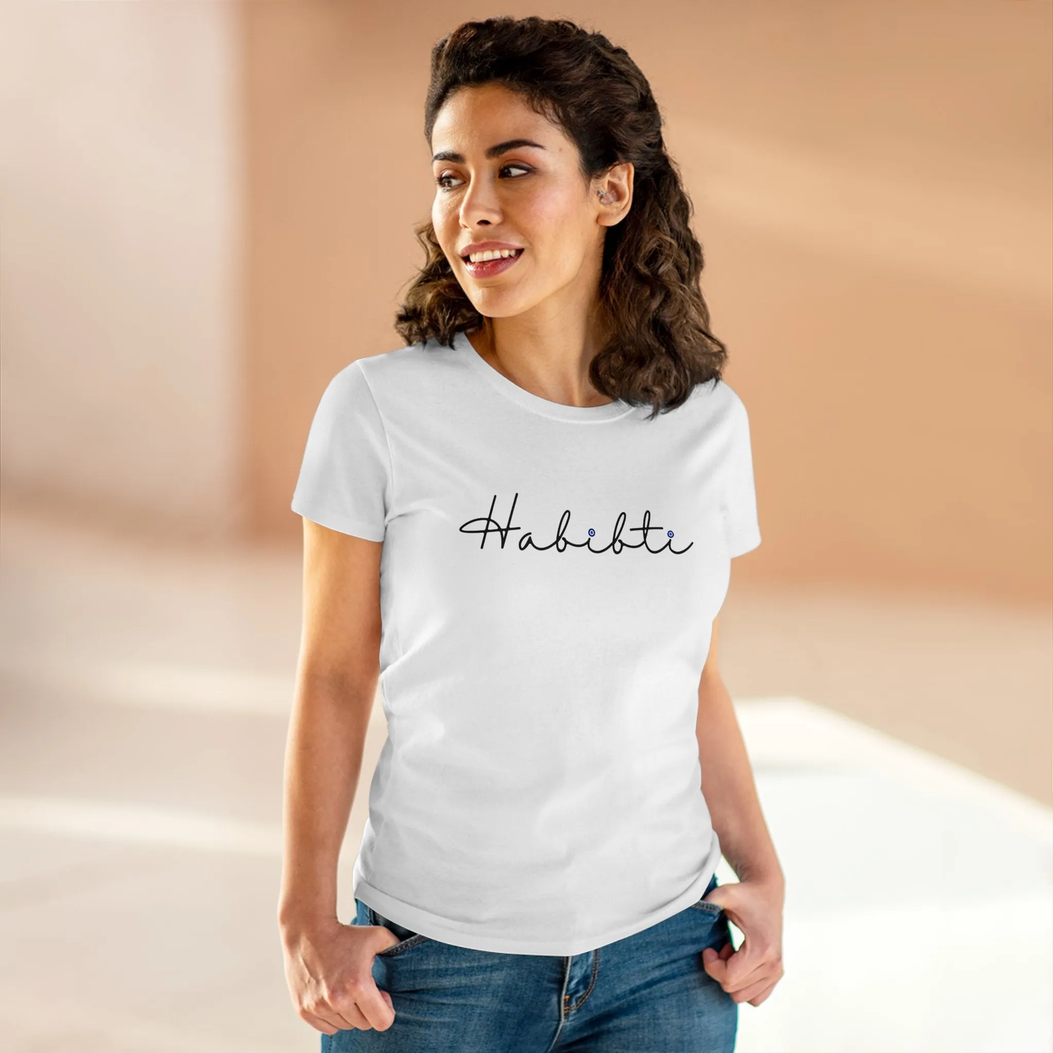 Women’s Semi-Fitted Tee Eyes Speak Design