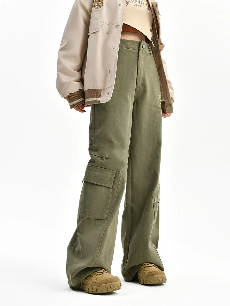 Zootopia Green Vintage Straight-Leg Cargo Pants